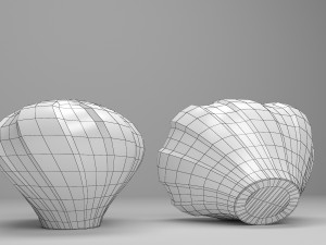 Modern Ceramic Flower vase 3D Model