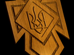 Cross of Merit - Tentara Pemberontak Ukraina Model Cetak 3D