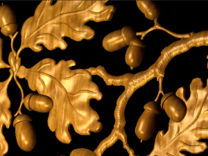 Birds on branches 3D Print Model