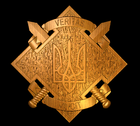 Ukrainian patriotic symbol 3Dモデル .c4d .max .obj .3ds .fbx .stl .blend 