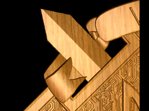 Ukrainian patriotic symbol 3D Model