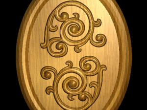 Door-panel-decoration 3D Baskı Modeli