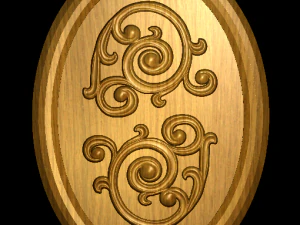 Door-panel-decoration 3D Print Model