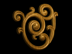 Door-panel-decoration 3D Baskı Modeli