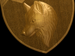 With shield 3D Принт Модель