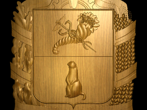 Kupyansk Coat-of-Arms 3D 打印模型