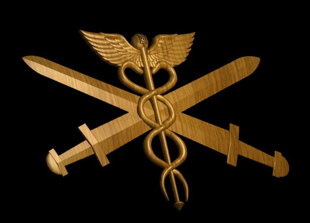 Arrière des forces armées ukrainiennes Modèles 3D en vedette .c4d .max .obj .3ds .fbx .stl .blend 