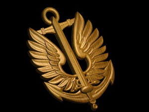 Ukrainisches Marinekorps 3D Druckmodell