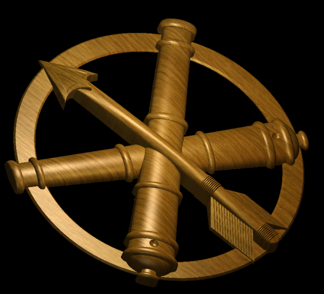 Ukrainian Air Defence Forces Modello di stampa 3D .c4d .max .obj .3ds .fbx .stl .blend 