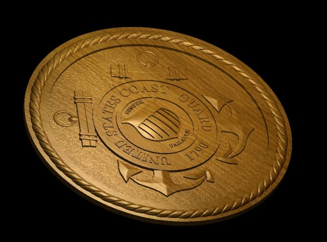 Guardia Costera de EE. UU. Modelo de impresión 3D .c4d .max .obj .3ds .fbx .stl .blend 