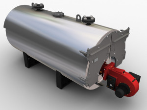 Gas boiler 3D-Modell