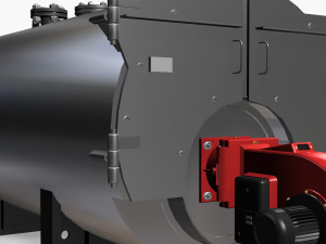 Gas boiler 3D-Modell