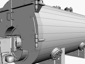 Gas boiler 3D Model