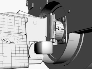 Gas boiler 3D-Modell