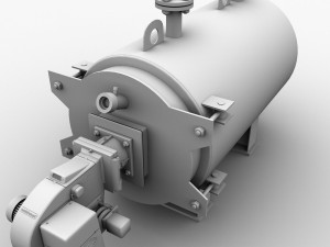 Gas boiler compact 3D 模型