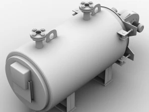 Gas boiler compact 3D Model