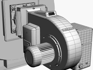 Gas boiler compact 3D Model