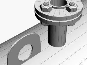Gas boiler compact 3D Model