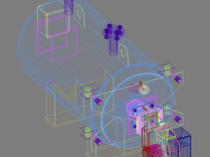 Gas boiler compact 3D Model