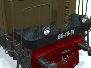 Locomotive 3D Model