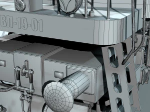 Locomotive 3D Model