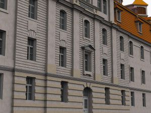 European building 3D Model
