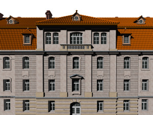 European building 3D Model