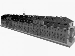 European building 3D Model