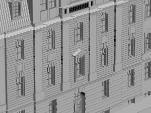 European building 3D Model