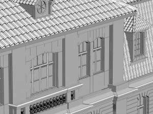 European building 3D Model