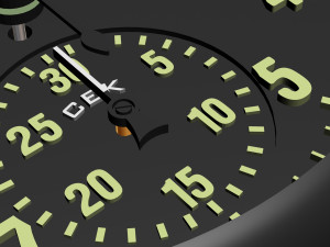 Aircraft clock imitation 3D मॉडल