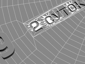 Aircraft clock imitation 3D Model