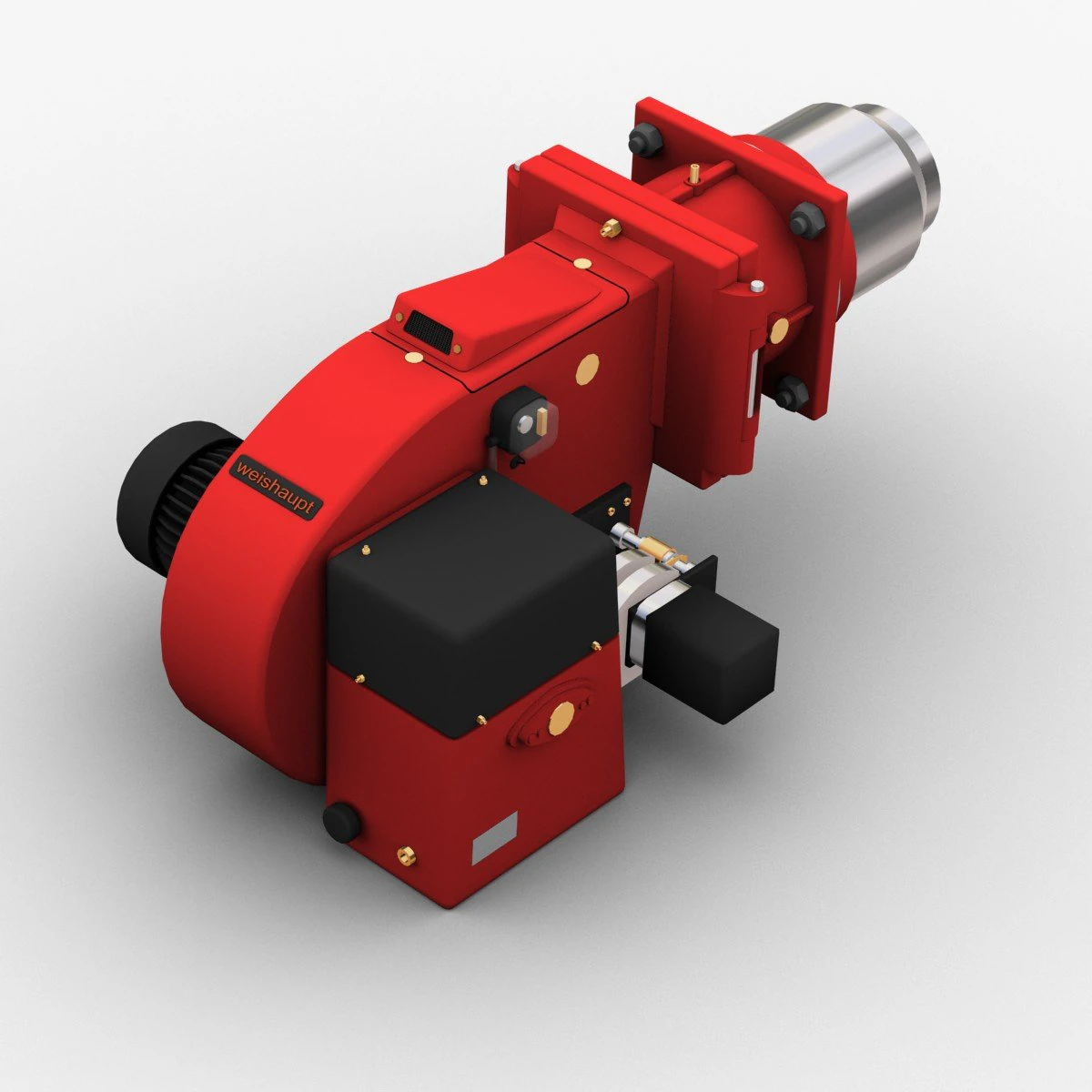 Gas burner 3D Model .c4d .max .obj .3ds .fbx .stl .blend