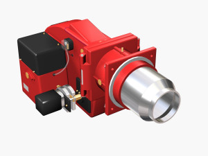 Gas burner 3D-Modell