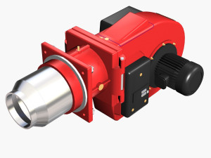 Gas burner 3D-Modell