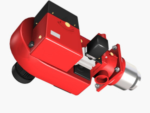Gas burner 3D-Modell