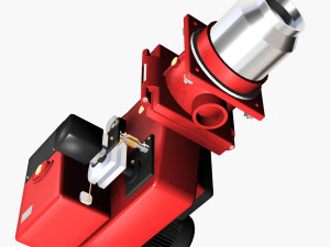 Gas burner 3D-Modell