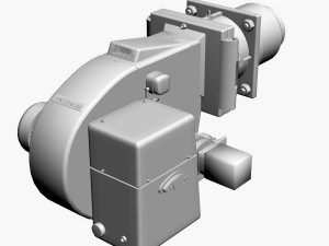 Gas burner 3D-Modell