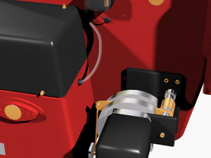 Gas burner 3D Model