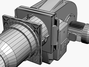 Gas burner 3D-Modell