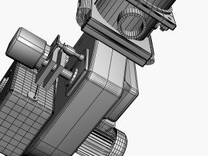 Gas burner 3D-Modell