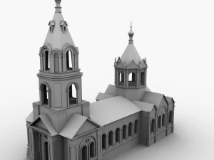 교회 3D 모델