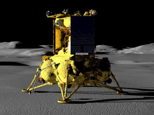 Luna 25 Luna-Glob lander 3D Model