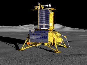 Luna 25 Luna-Glob lander 3D Model