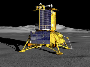 Luna 25 Luna-Glob lander 3D Model