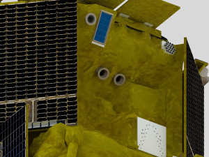 Luna 25 Luna-Glob lander 3D Model