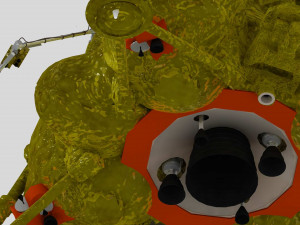 Luna 25 Luna-Glob lander 3D Model