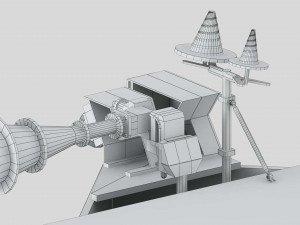 Luna 25 Luna-Glob lander 3D Model