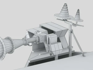 Luna 25 Luna-Glob lander 3D Model