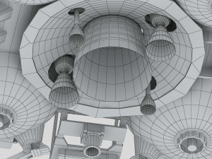 Luna 25 Luna-Glob lander 3D Model